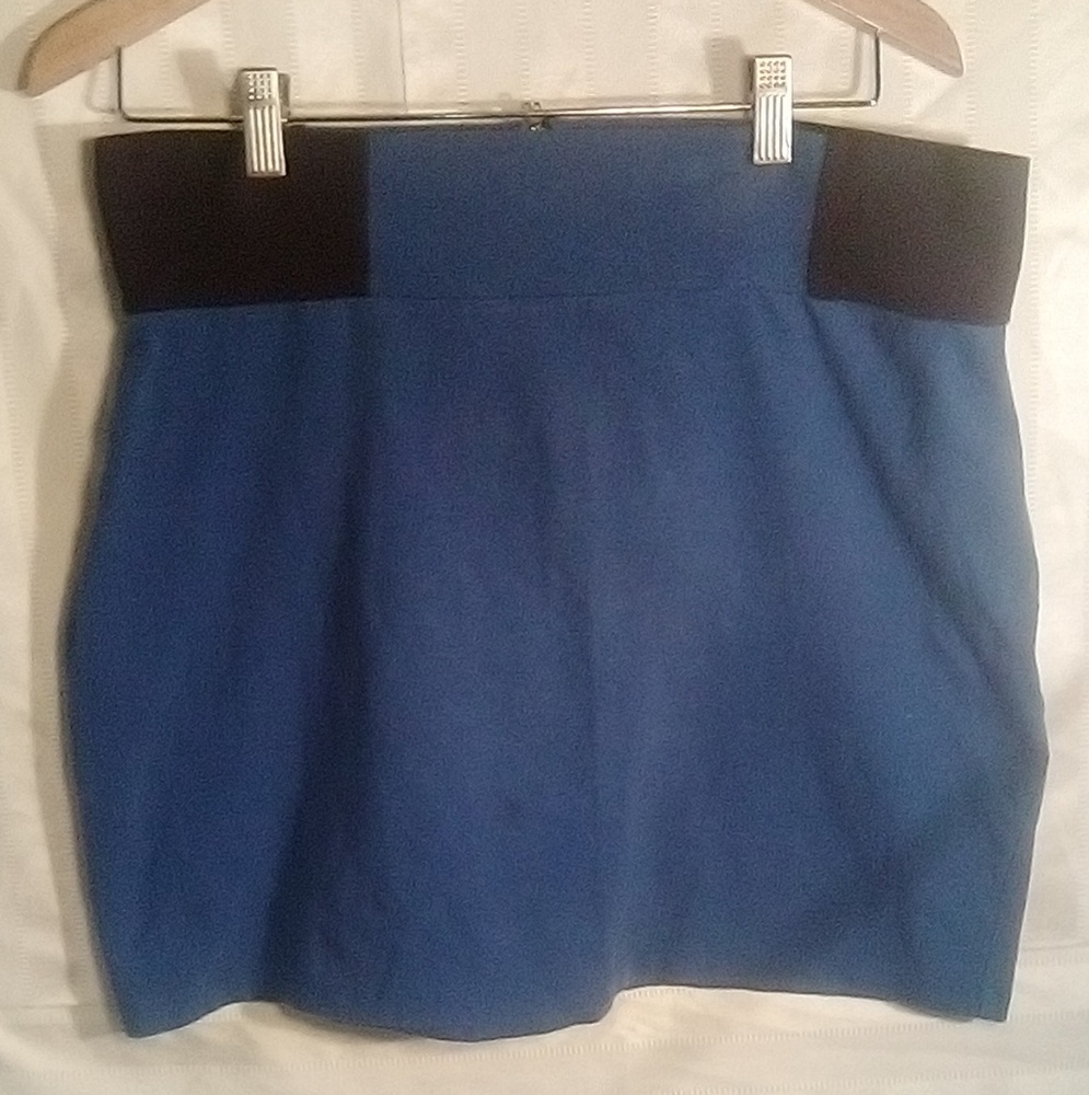 Blue Mini Skirt